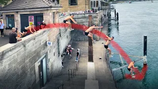 PARKOUR Water Challenges BASEL 🇨🇭