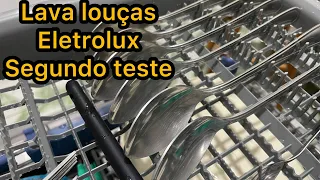 Segundo teste lava louças Eletrolux LL14x 5 de janeiro de 2022