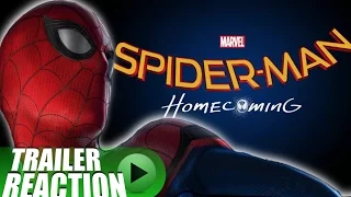 SPIDER-MAN: HOMECOMING (2017) OFFICIAL TRAILER #1 REACTION REVIEW