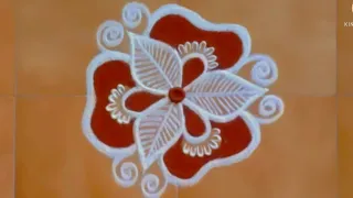 Beautiful rangoli//very simple kolam//easy muggulu//cute design//daily kolam for beginners//Thiru 🙏