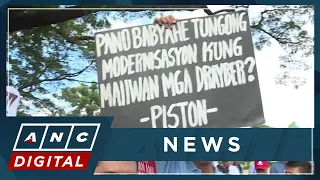 PH jeepney drivers, operators stage protests vs. PUV Modernization Program | ANC