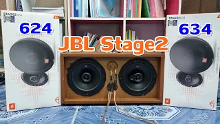 Car Audio : รีวิวลำโพง Speaker comparison JBL Stage2 624 vs JBL Stage2 634