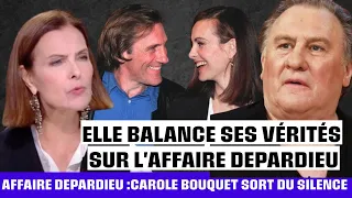 Affaire Depardieu : Carole Bouquet qui a vécu 10 ans avec lui sort du silence et balance ses vérités