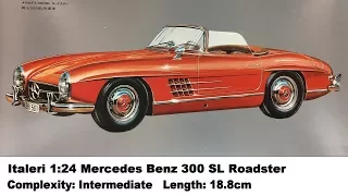 Italeri 1:24 Mercedes Benz 300 SL Roadster Kit Review