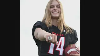 Wisconsin girl kicks off as high school starter quarterback