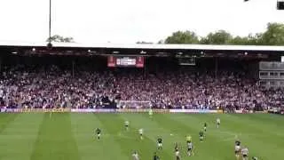 Millwall fans at Fulham (from home end)