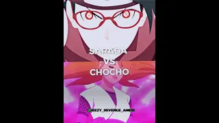 Sarada vs ChoCho and Sumire #borutonarutonextgenerations