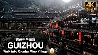 Xijiang Miao Village, Guizhou🇨🇳 A Beautiful Village in The Mountains of China (4K HDR)