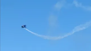 Eastbourne Airshow 2023 Jet Pitts  Special (G-JPIT) with jet engines added on amazing