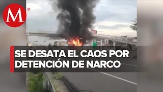 Hombres armados bloquean vías en Zapopan