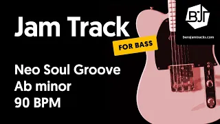 Neo Soul Groove Jam Track in Ab minor (for bass) "Cognition" - BJT #59