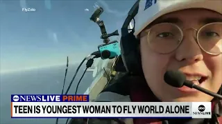 CO anglais - Young woman flies solo around the world