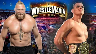 WWE 2K22 DREAM MATCH - BROCK LESNAR VS. GUNTHER - WRESTLEMANIA 39