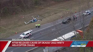 NTSB releases cause of deadly 2022 WBTV helicopter crash