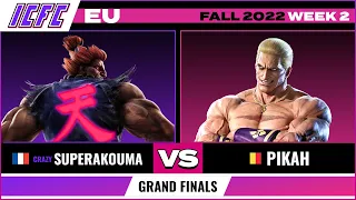 SuperAkouma (Akuma) vs. Pikah (Geese) Grand Finals - ICFC EU Tekken 7 Fall 2022 Week 2