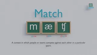 How to pronounce Match ?