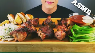 ASMR BBQ MEAT barbecue EATING (MUKBANG) АСМР ШАШЛЫК БАРБЕКЮ ИТИНГ (МУКБАНГ) 야외 파티 비비큐 먹기 고기