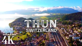 Thun, Switzerland 🇨🇭 in 4K Ultra HD | Drone footage