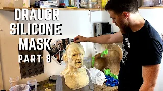 MAKING A DRAUGR SILICONE MASK PART 8!!!