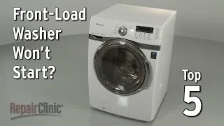 Washer Won’t Start — Washing Machine Troubleshooting