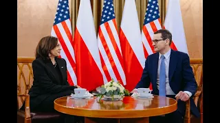 Spotkanie premiera Mateusza Morawieckiego z wiceprezydent USA Kamalą Harris