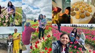 மாமியாருடன் Tulip Farm | We rented Car For 2 days and went to Niagara Falls and Tulip farm