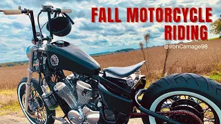 Honda Shadow Fall Weather Motorcycle Riding