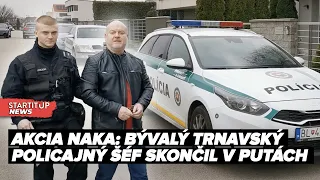 Veľký zásah NAKA. 16 obvinených a medzi nimi policajti a kandidát na primátora Trnavy