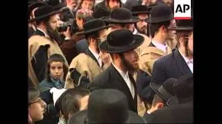 Israel - Ultra-Orthodox Jews stage protest