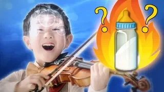 Ling Ling's Milk? (Weird and Funny Ads with Violin)