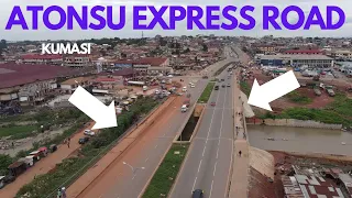 Express Atonsu Dual Road Project, Road Markings & Traffic Lights installation in Kumasi Ghana.