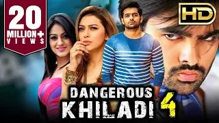 Dangerous Khiladi 4 (HD) Romantic Hindi Dubbed Movie | Ram Pothineni, Hansika, Aksha Pardasany