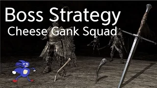 Dark Souls 2 SotFS Boss - GANK SQUAD cheese