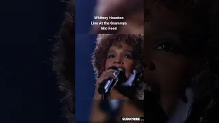 Whitney Houston Greatest Love Of All live from the Grammys Mic Feed #whitneyhouston