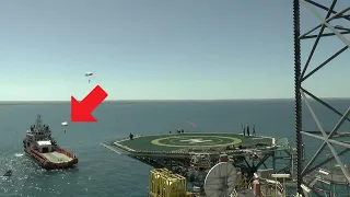 Amazing! Russian Special Forces HALO Parachute Landings On Ship Deck