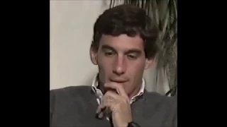 Ayrton Senna Falando Sobre Problemas de Consumo de Combustível Durante Entrevista em 1988