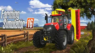 Farming Simulator 16 || Wheat Harvest & Straw Moving fs16 Gameplay || Timelapse ||