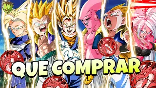 🤔 DECISION DIFICIL! Que COMPRAR con MONEDAS ROJAS? GOLDEN WEEK EDITION | Dokkan Battle