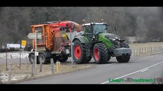 Fendt 1050 & Noremat - 939 S4 Black & Dolly + Fond Mouvant Legras | Broyage de Bois 2017 !