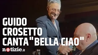 Guido Crosetto canta "Bella Ciao" con Fiorello