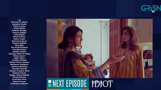 Idiot | Episode 10 | Teaser | Ahmed Ali Akbar | Mansha Pasha | Green TV Entertainment| Drama Plus pk