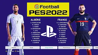 ALGÉRIE - FRANCE | PES 2022 PS5 MOD Legend Difficulty HDR Next Gen