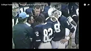 College Football 1983 - West Virginia at Penn State