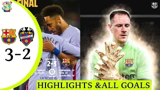 Highlights & All Goals - Fc Barcelona Vs Levante 3-2