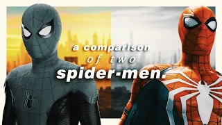 SPIDER-MAN; a comparison.