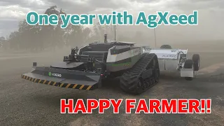 How the AgXeed robot survived cultivating 12.500 hectares in one year!