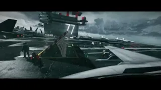 Battlefield 3 Aircraft Carrier Mission Launch + Landing Ultrawide 1440P Ultra settings 60fps