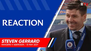 RANGERS TROPHY DAY | Steven Gerrard Reaction