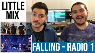 Twin Musicians REACT - Little Mix - Falling (Harry Styles cover) in the Live Lounge