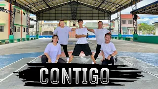 CONTIGO - Dance Fitness Remix | Djrenzy ft Stepkrew girls